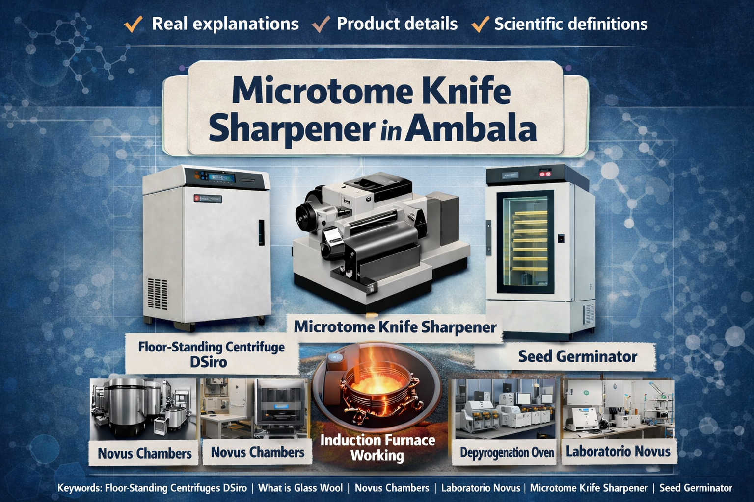 प्रोमोशनल लैब उपकरण ग्राफिक